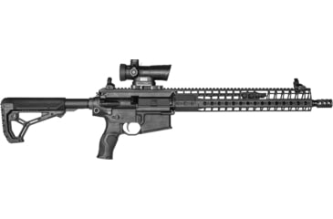 Image of FAB Defense Top Mounted Deployable Front and Rear Sight for Left Hand, Black, fx-frbsoslhb