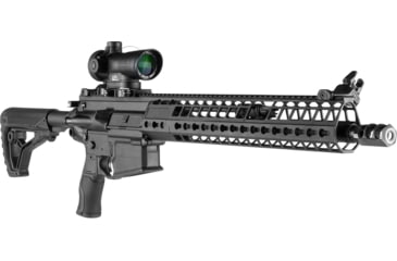 Image of FAB Defense Top Mounted Deployable Front and Rear Sight for Left Hand, Black, fx-frbsoslhb