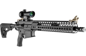 Image of FAB Defense Top Mounted Deployable Front and Rear Sight for Left Hand, Flat Dark Earth, fx-frbsoslht