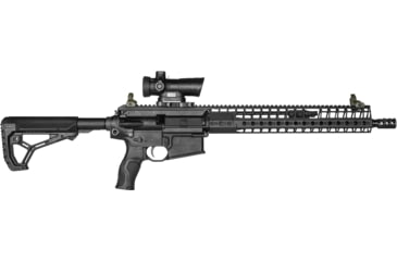 Image of FAB Defense Top Mounted Deployable Front and Rear Sight for Left Hand, OD Green, fx-frbsoslhg