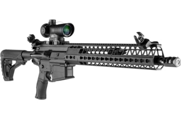Image of FAB Defense Top Mounted Deployable Front and Rear Sight for Right Hand, Black, fx-frbsosb