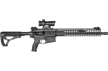 Image of FAB Defense Top Mounted Deployable Front and Rear Sight for Right Hand, Black, fx-frbsosb