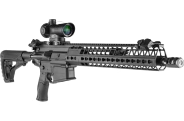 Image of FAB Defense Top Mounted Deployable Front and Rear Sight for Right Hand, Black, fx-frbsosb