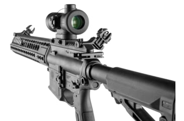 Image of FAB Defense Top Mounted Deployable Front and Rear Sight for Right Hand, Black, fx-frbsosb