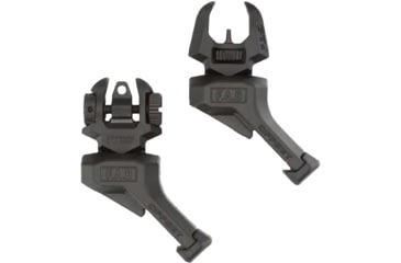 Image of FAB Defense Top Mounted Deployable Front and Rear Sight for Right Hand, Black, fx-frbsosb