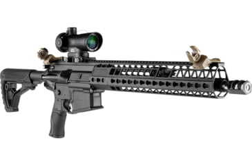 Image of FAB Defense Top Mounted Deployable Front and Rear Sight for Right Hand, Flat Dark Earth, fx-frbsost