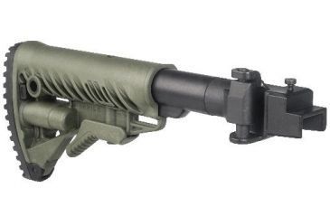 Image of FAB Defense Galil-Style Folding, Collapsible Buttstock for AK47 - Metal Joint, OD Green, FX-M4AKG