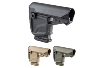 Image of FAB Defense GL CORE MAG CP - M4 Survival Buttstock w/ Built-in Mag Carrier, Black, Flat Dark Earth, Olive Drab Green