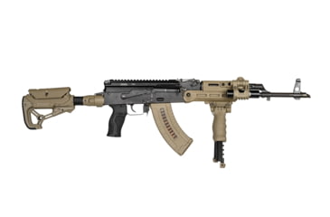 Image of FAB Defense Gradus Rubberized Ergonomic Pistol Grip for AK-47/74, Black, fx-gradusakb