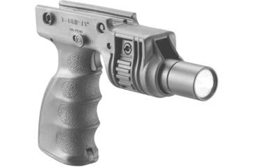 Image of FAB Defense Grip and 1in Flash Light Adapter w/ Rear Activation Button, Black, fx-tgripRB