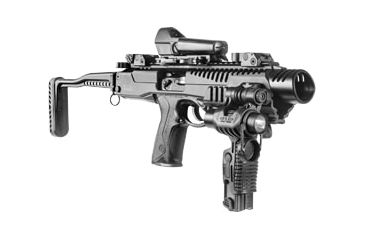 Image of FAB Defense KPOS 2nd Gen for Beretta PX4 Handguns W/UAS Stock, Black, KPOSG2DPX4