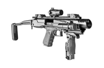 Image of FAB Defense KPOS 2nd Gen for Jericho 9mm Polymer HandgunsW/UAS Stock, Black, KPOSG2DJ941PL