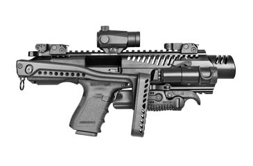 Image of FAB Defense KPOS 2nd Gen for Jericho 9mm Polymer HandgunsW/UAS Stock, Black, KPOSG2DJ941PL