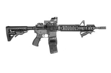 Image of FAB Defense M16 Aluminum Quad Rail Handguard, Extended, Carbine length, Black, FX-NFREX