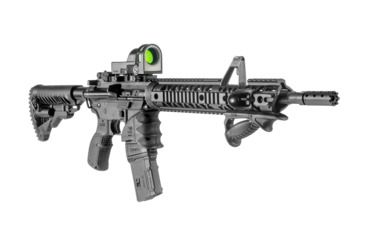 Image of FAB Defense M16 Aluminum Quad Rail Handguard, Extended, Carbine length, Black, FX-NFREX