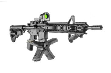 Image of FAB Defense M16 Aluminum Quad Rail Handguard, Extended, Carbine length, Black, FX-NFREX