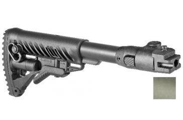 Image of FAB Defense M4 Folding, Collapsible Buttstock for AK47 - Polymer Joint, OD Green, FX-M4AKPG