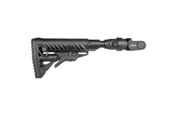Image of FAB Defense M4 Folding, Collapsible Buttstock w/ Shock Absorber for AK47 - Metal Joint, Black, fx-m4aksbb