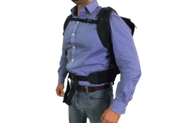 Image of FAB Defense Masada Bulletproof Backpack Full Body Armor/Bulletproof Vest, Level IIIA, Black/Grey/Red, Masada-Val