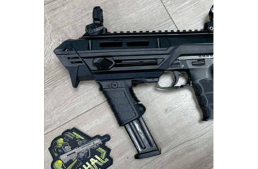 Image of FAB Defense MG-9 Foregrip And Magazine Carrier For Double Stack 9mm, Black, FX-MG9B