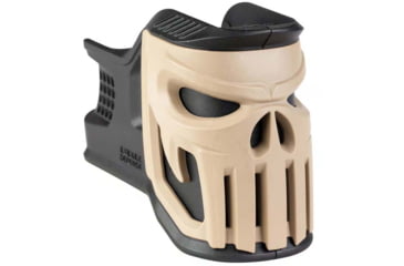 Image of FAB Defense MOJO Improved Mag-Well Mask Vigilante Skull, Flat Dark Earth, FX-MOJO-VIGT