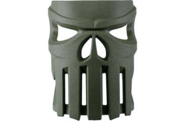 Image of FAB Defense MOJO Improved Mag-Well Mask Vigilante Skull, OD Green, FX-MOJO-VIGG