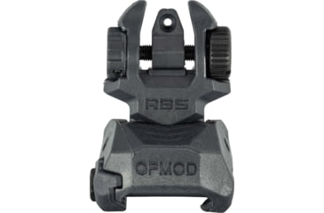 Image of FAB Defense OPMOD Rear Polymer Flip-up Rear Sight, Grey, FX-RBS-OPMOD Grey