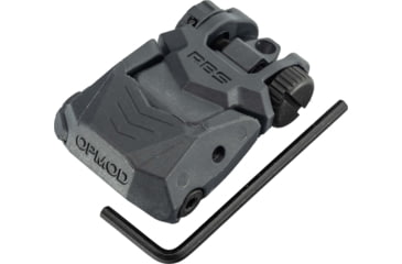 Image of FAB Defense OPMOD Rear Polymer Flip-up Rear Sight, Grey, FX-RBS-OPMOD Grey