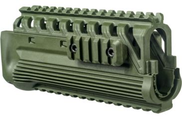 Image of FAB Defense PRG IWI Galil Polymer Picatinny Quad Rail Handguard, 7.32in, OD Green, FX-PRGG