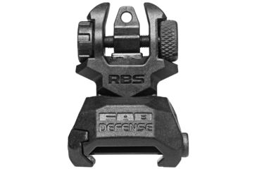 Image of FAB Defense Top Mounted Deployable Rear Sight, Black, FX-RBS