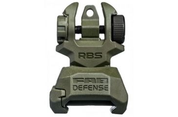 Image of FAB Defense Top Mounted Deployable Rear Sight, Olive Drab Green, FX-RBSG