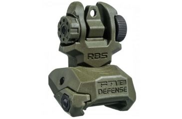 Image of FAB Defense Top Mounted Deployable Rear Sight, Olive Drab Green, FX-RBSG