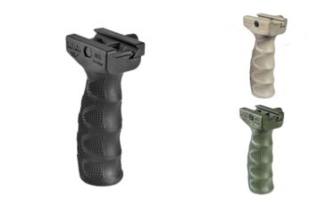 Image of FAB Defense Rubber Over Molded Ergonomic Foregrip, Black, Flat Dark Earth, OD Green