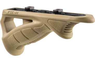 Image of FAB Defense Rubberized M-LOK Compatible Ergonomic Pointing Foregrip, FDE, fx-ptkmt