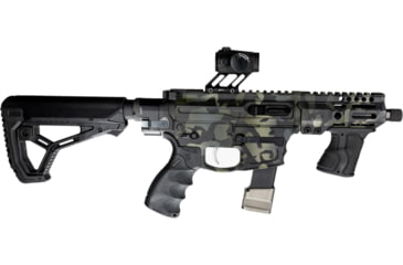 Image of FAB Defense Rubberized M-LOK Compatible Short Ergonomic Forward Grip, Black, fx-gradmb