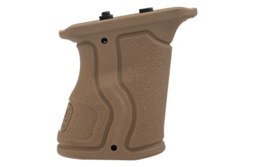 Image of FAB Defense Rubberized M-LOK Compatible Short Ergonomic Forward Grip, FDE, fx-gradmt