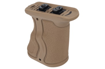 Image of FAB Defense Rubberized M-LOK Compatible Short Ergonomic Forward Grip, FDE, fx-gradmt