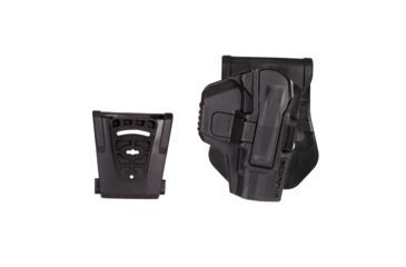 Image of Scorpus M1 Level 1 Retention OWB Belt/Paddle Holster, Bulgarian Makarov, Ambidextrous Hand, Black, SC-MAKSB