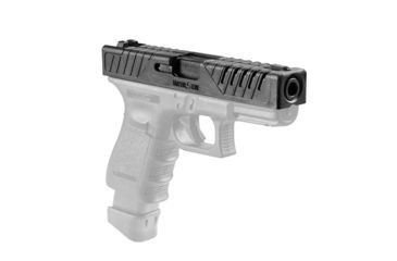 Image of FAB Defense Snap-On Slide Cover For Glock 19, Black, Tactic Skin 19