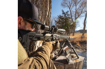 Image of FAB Defense Spike Precision Bipod, Rotating, Picatinny Rail, 180mm, Black, fx-spikeb