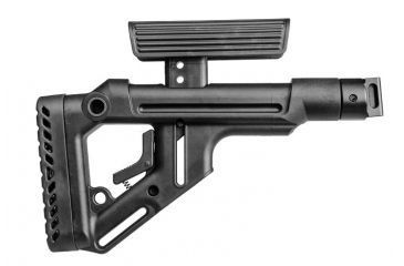 Image of FAB Defense Tactical Buttstock w/ Cheek Riser for SAIGA (Joint), Black FX-UASSAIGA
