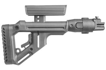 Image of FAB Defense Tactical Folding Buttstock w/ Cheek Piece for AK-47/74, Black, FX-UASAKP