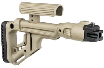 Image of FAB Defense Tactical Folding Buttstock w/ Cheek Piece for AK-47/74, Flat Dark Earth, FX-UASAKPT