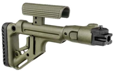 Image of FAB Defense Tactical Folding Buttstock w/ Cheek Piece for AK-47/74, Olive Drab Green, FX-UASAKPG