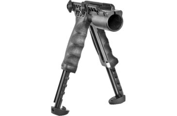 Image of FAB Defense 2nd Gen Bipod-Foregrip with Built-in Tactical Light, Black, FX-TPODG2SLB
