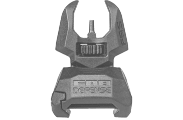 Image of FAB Defense Top Mounted Deployable Front and Rear Sight, Black, FX-FRBSKIT