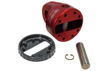 Image of FACTOR55 Prolink Winch Shackle Mount Assembly, Red 1501