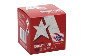 Image of PPU Stars &amp; Stripes Target Shotshells 410ga 2-1/2 1/2oz 1200 fps #9 25/ct 3D339E1E, OQCT41009