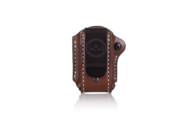 Image of Falco Holsters Classic Leather IWB/OWB Knife &amp; Tool Holster with Steel Clip and Adjustable Retention, 6973