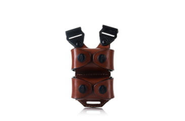 Image of Falco Holsters Double Speedloader Leather Pouch for Shoulder System, 5563